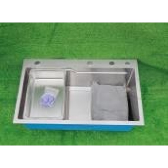 chậu rửa bát 2 hố inox 201