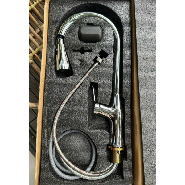 vòi rửa bát mạ crom/titan loại 1