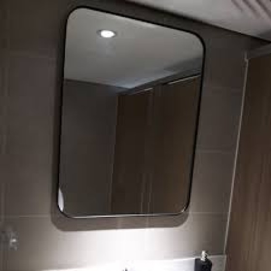 Gương 50*70 khung đen