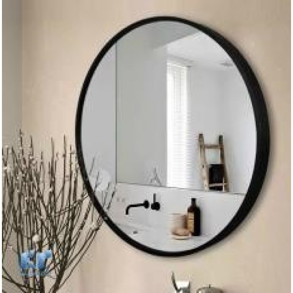 gương tròn viền nhôm