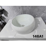 lavabo tròn trắng A1