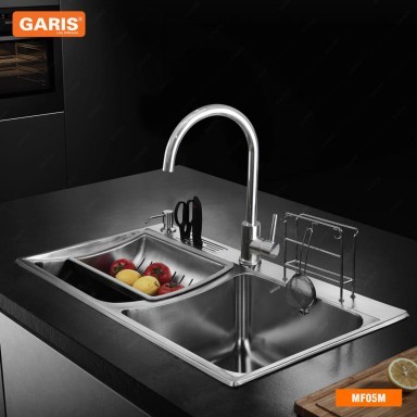 Vòi sen rửa bát cao cấp GF5M nóng lạnh