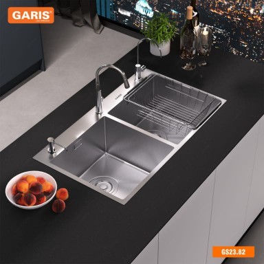 Bồn rửa bát 2 hố cân GST2382
