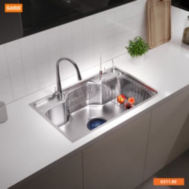 Chậu rửa bát 1 hố to kiểu nhật GST1180