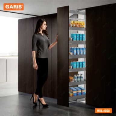 Tủ đồ khô 6 tầng, rổ nhôm, cánh rút MSGA640