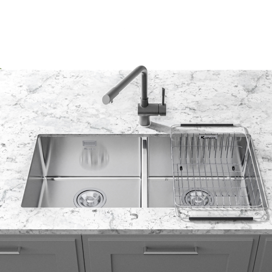Chậu rửa bát 2 hố Neron 600