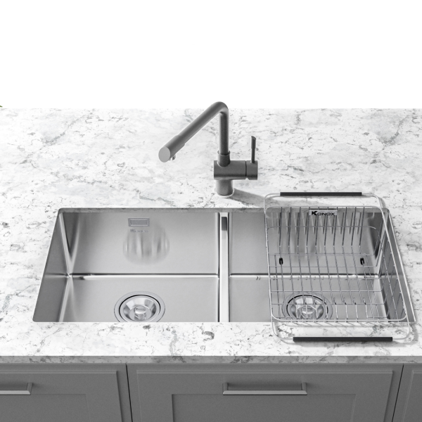 Chậu rửa bát 2 hố Neron 600