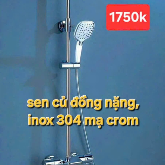 sen cũ đồng nặng, inox 304 mạ crom
