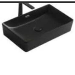 Lavabo đen 550x340x140