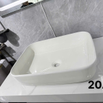 lavabo vuông trắng 20A1