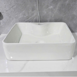 lavabo vuông trắng