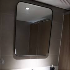 Gương 50*70 khung đen