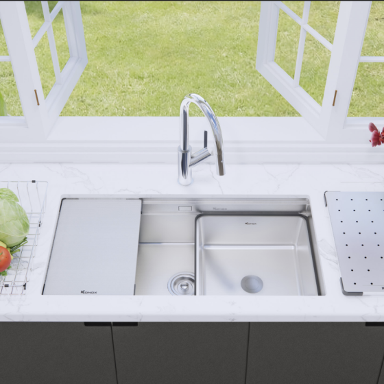 Chậu rửa bát KN7644SU DEKOR