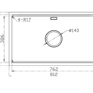 Chậu rửa bát  KN8146SU DEKOR